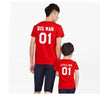 Family Matching Clothes Fashion Big Little Man Tshirt 