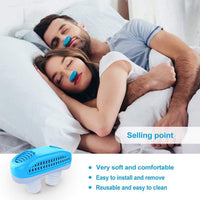 2 In 1 Anti Snoring And Air Purifier Nose Clip Anti Snoring Device (1 Pc  With Plastic Case) saveolyf Health & Beauty.