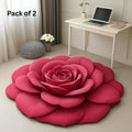 3D Flower Design Floor Mat, Quick Dry Non Slip