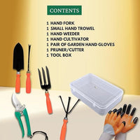 6 in 1 Garden Tools with Box