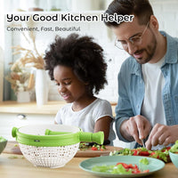 Spinning and Straining Colander