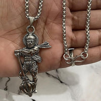 Hanuman Ji Pendant With Gada Religious Jewellery For Men And Women (1 Pc) saveolyf Bracelets.
