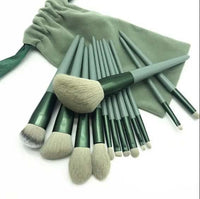  Makeup Brush with Pouch Set