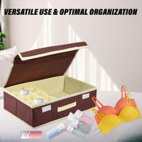 Foldable Cloth Storage Box Closet Dresser Drawer Organizer