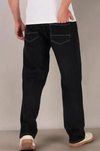 Men’s Loose Fit Black Jeans |
