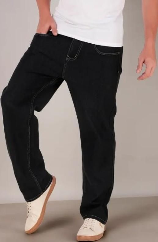 Men’s Loose Fit Black Jeans |