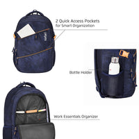 Safari Omega Spacious/Large 5 Compartment Laptop Backpack