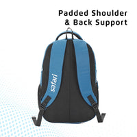 Safari Omega Spacious/Large 5 Compartment Laptop Backpack