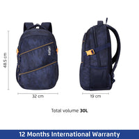 Safari Omega Spacious/Large 5 Compartment Laptop Backpack