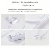 Men's Elegant Solid Long Sleeves Shirts