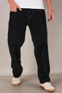 Men’s Loose Fit Black Jeans |