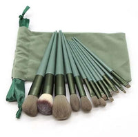  Makeup Brush with Pouch Set