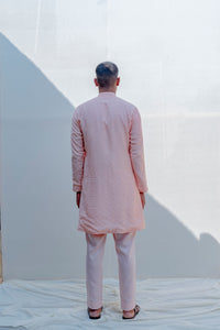 Sinti- Peach Asymmetric Kurta Set saveolyf Kurta Set.