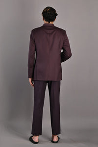 Casper Abstract Embroidered Bandhgala Jacket Set saveolyf Bandgala.