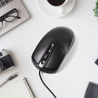 Computer  Laptop Wired Optical Mouse M- 045 (1 Pc) saveolyf Accessories.