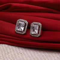 Diamond Jewellery Interchangeable Triangular Shaped Earrings (6 Pari  Mix Color  Design) saveolyf Bracelets.