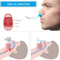 2 In 1 Anti Snoring And Air Purifier Nose Clip Anti Snoring Device (1 Pc  With Plastic Case) saveolyf Health & Beauty.