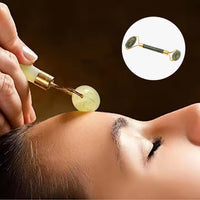 Dual-headed Jade Facial Massage Roller (1 Pc) saveolyf Health & Beauty.
