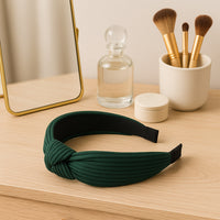 Womens Ribbed Texture Knot Design Hairband (1 Pc  Mix Design) saveolyf Health & Beauty.