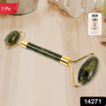 Dual-headed Jade Facial Massage Roller (1 Pc) saveolyf Health & Beauty.