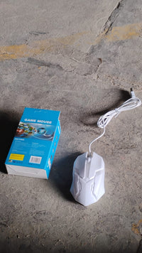 Usb Wired Mouse Gaming Mouse Colorful  Lighting Luminous  (1 Pc  Wihte) saveolyf Accessories.